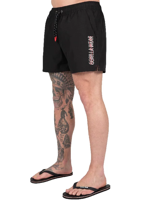 Jogger Shorts-Sarasota Swim Shorts - Black