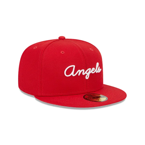 Fedora Hat-New Era Los Angeles Angels Fairway Script 59FIFTY Fitted