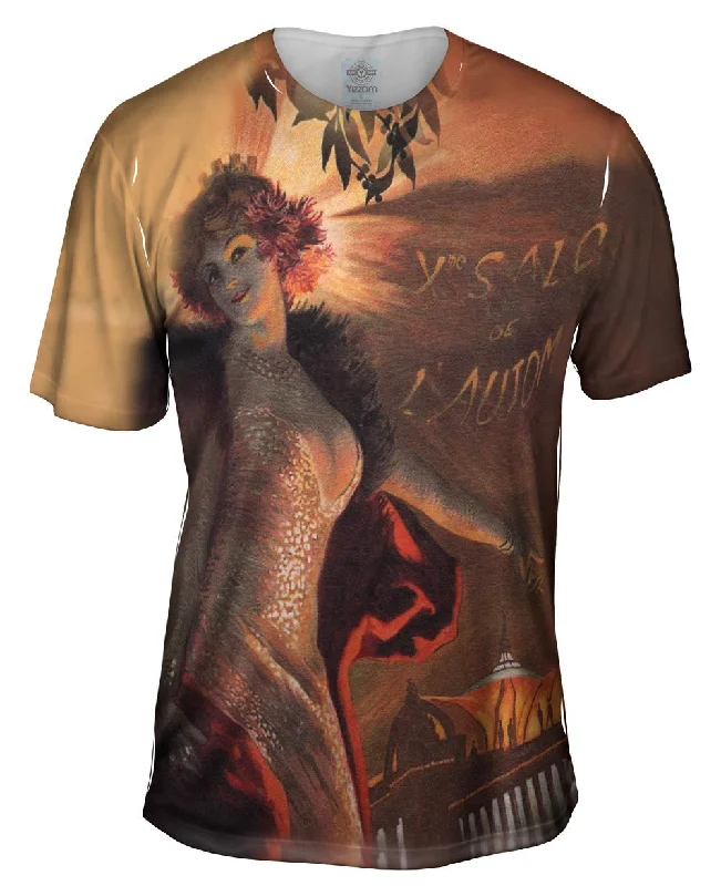 Graphic Print T-Shirt-G. Rochegrosse