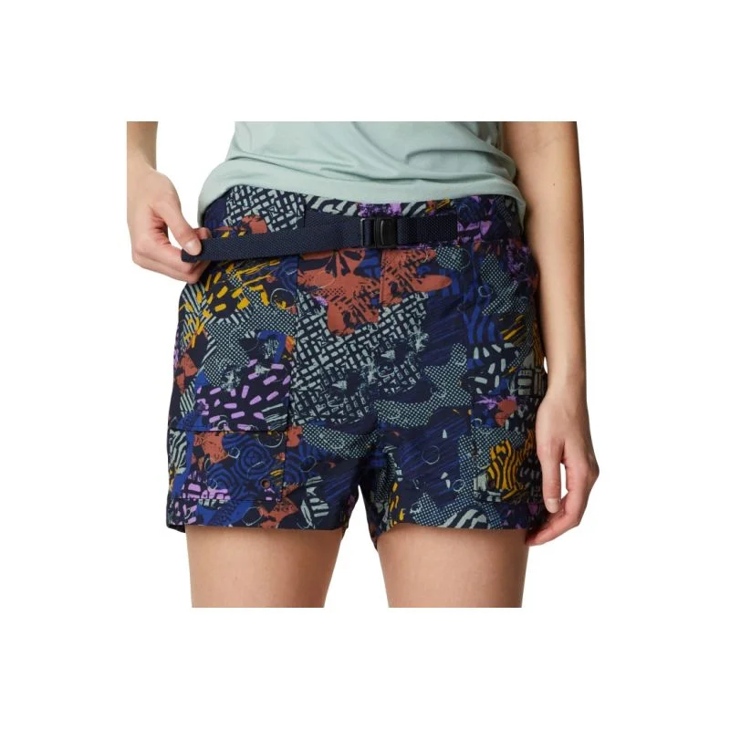 Skate Shorts-Columbia Womens Shorts Summerdry Cargo - Blue