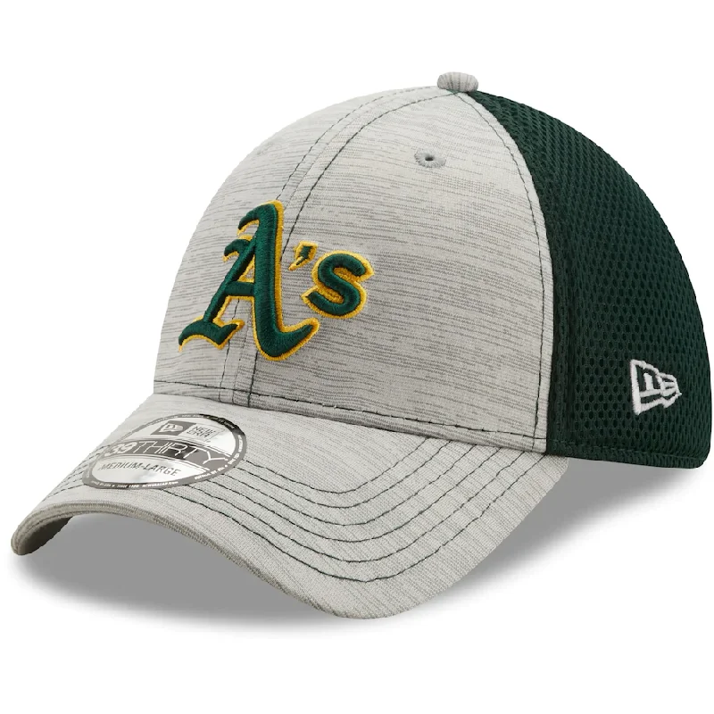 Protective Beach Hat-New Era Oakland Athletics Prime Neo 39THIRTY Flex Hat – Gray/Green