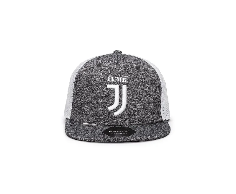 Hiking Hat-FI COLLECTIONS JUVENTUS DRIBBLING  SNAPBACK HAT-GREY/WHITE