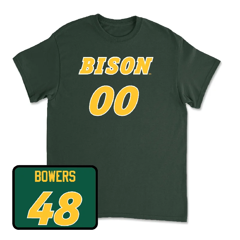 Motivational Graphic T-Shirt-Green Football Player Tee - Caleb Bowers