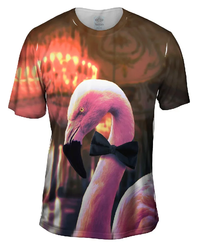 Hipster T-Shirt-Flamingo Tie