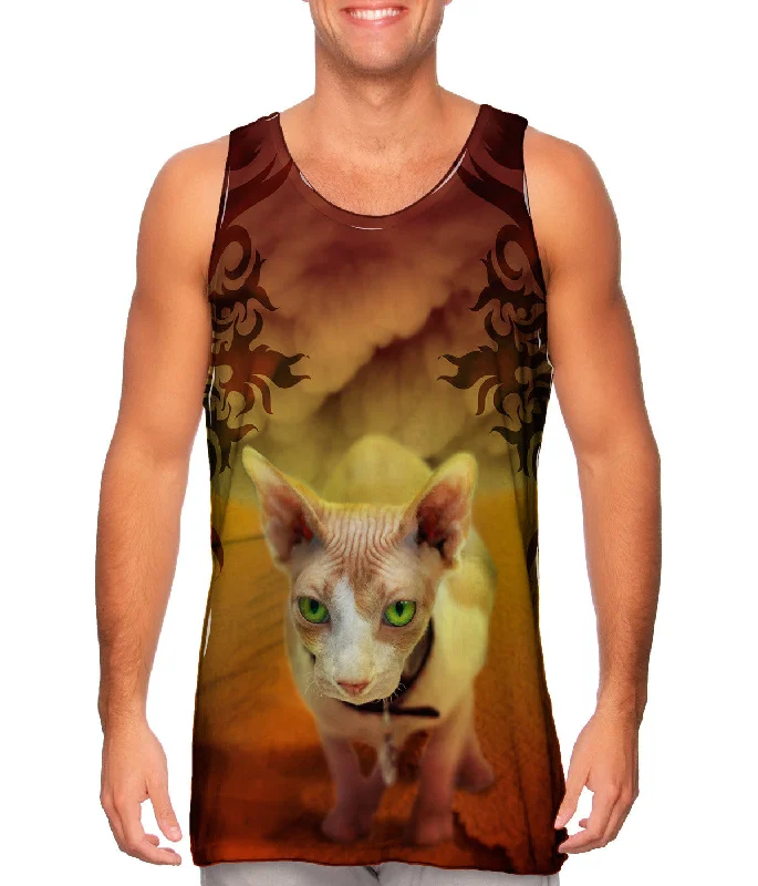 Casual Sleeveless-Sandstorm Sphinx Kitten