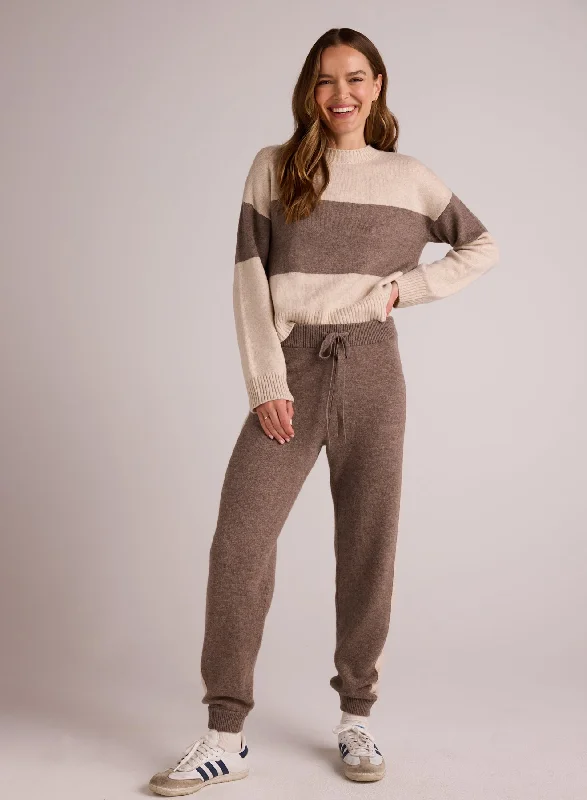 Sweatpants-Slouchy Jogger - Oat & Fawn