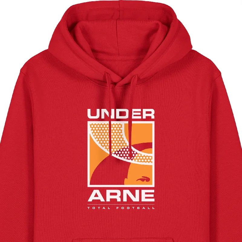 Casual Pullover Hoodie-Under Arne Portrait Logo Hoodie