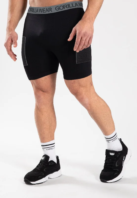 Adventure Ready Shorts-Norton Seamless Shorts - Black