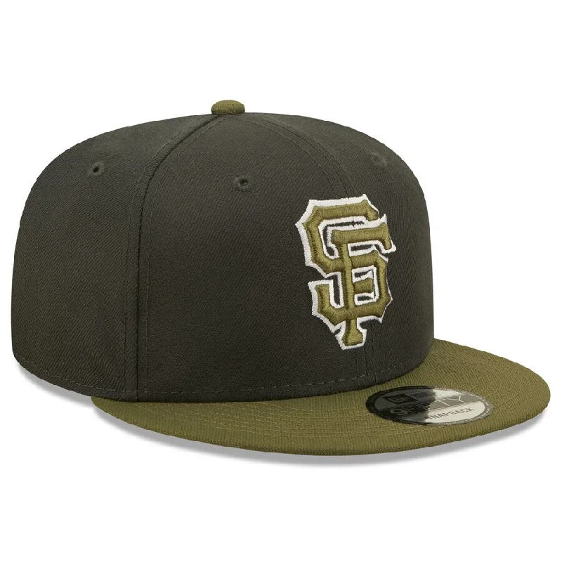 Fishing Hat-New Era San Francisco Giants 2-Tone Color Pack 9FIFTY Snapback Hat-Grey/Olive