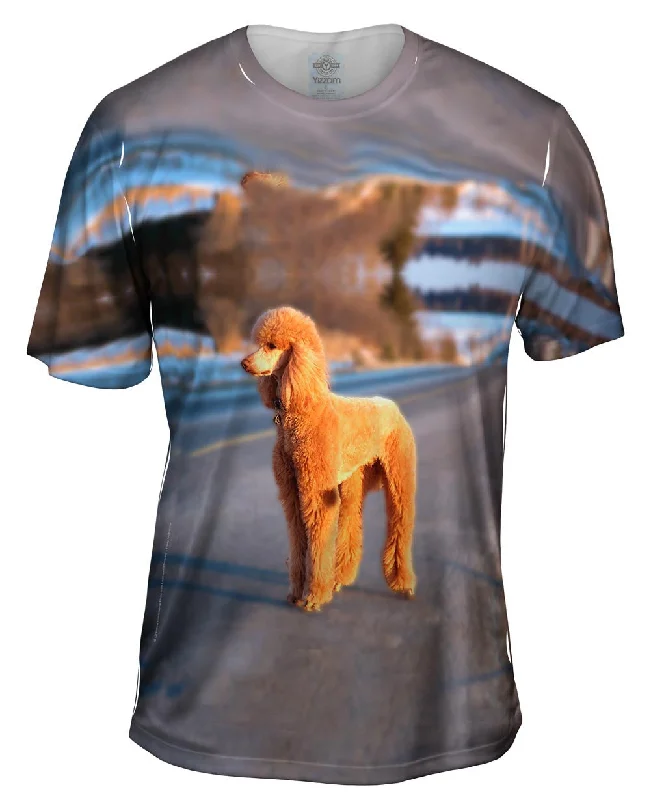 Nature Graphic T-Shirt-Dusty Poodle