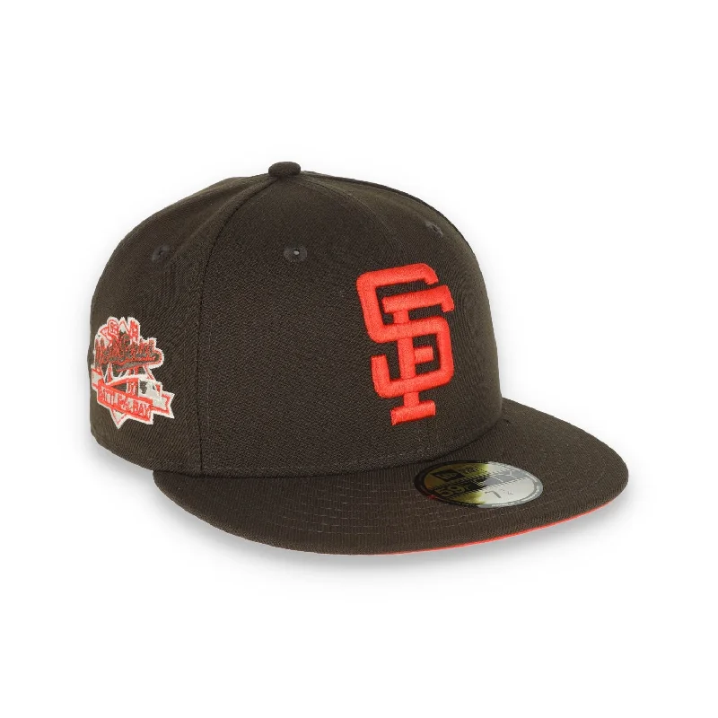 Winter Hat-New Era San Francisco Giants 1989 Battle Of The Bay Side Patch 59FIFTY Fitted-Walnut/Orange