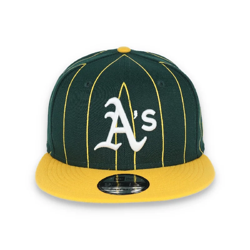 Designer Hat-New Era Oakland Athletics Vintage Throwback 9Fifty Snapback Hat-Green