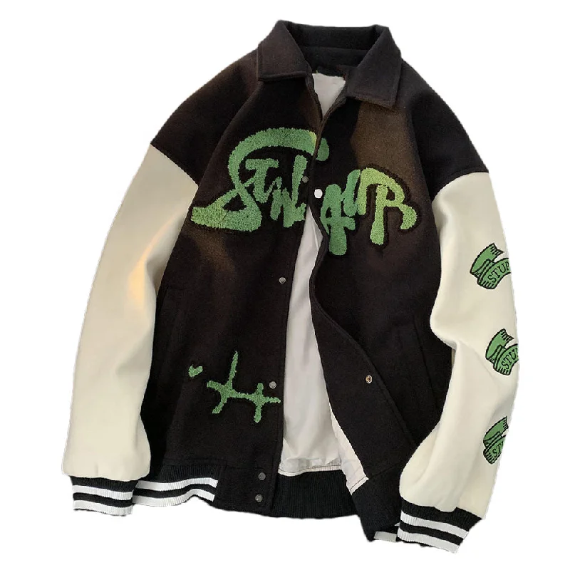 High-Performance Jacket-Embroidery Baseball Vintage Letterman Jacket