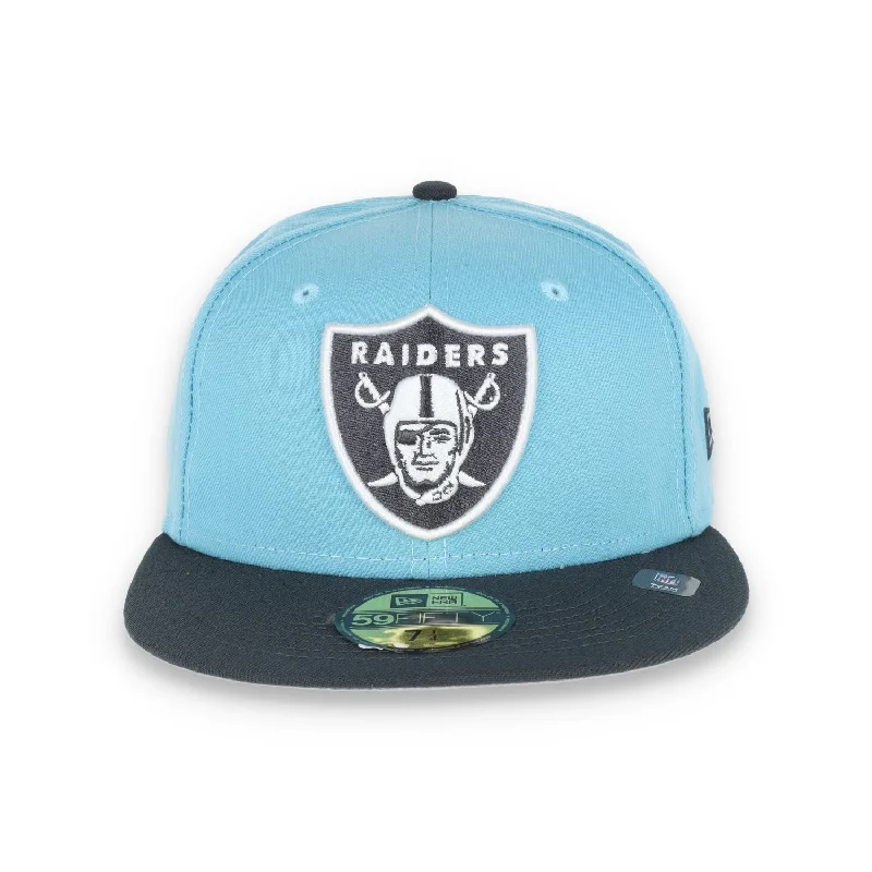 Cold Weather Hat-NEW ERA LAS VEGAS RAIDERS 59FIFTY COLOR PACK-BABY BLUE/GREY