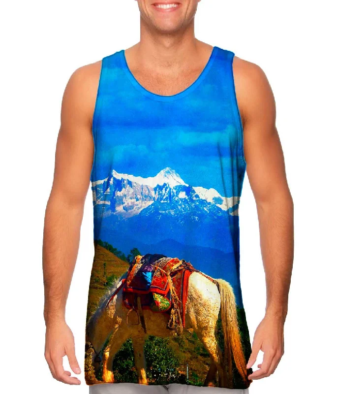 Sweat-Wicking Tank-Soaring Andes Mountains