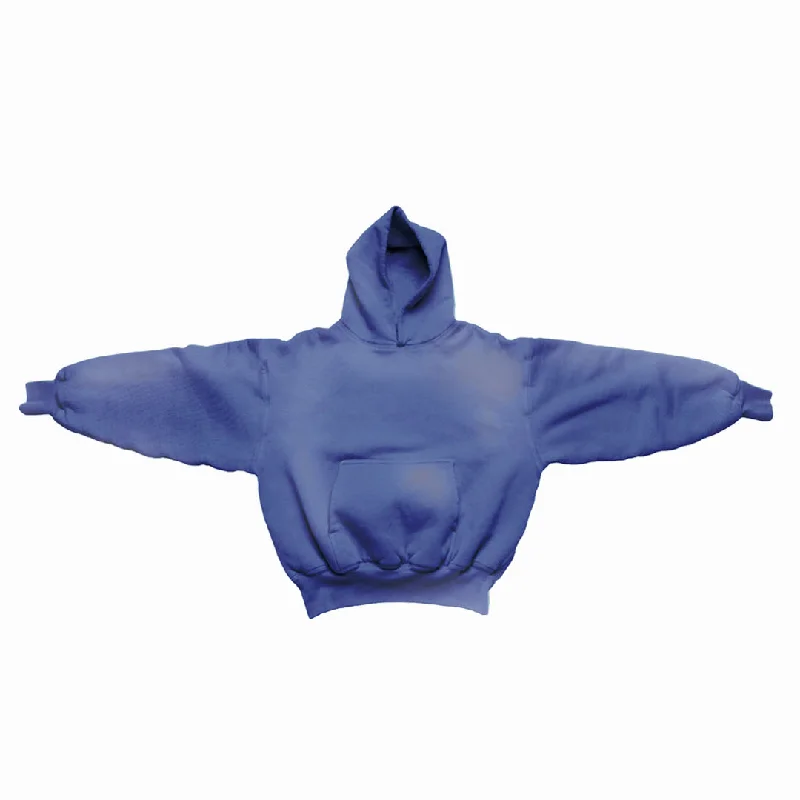 Cotton Hoodie-900 GSM 'Washed Blueberry' Hoodie with CRDLCK™