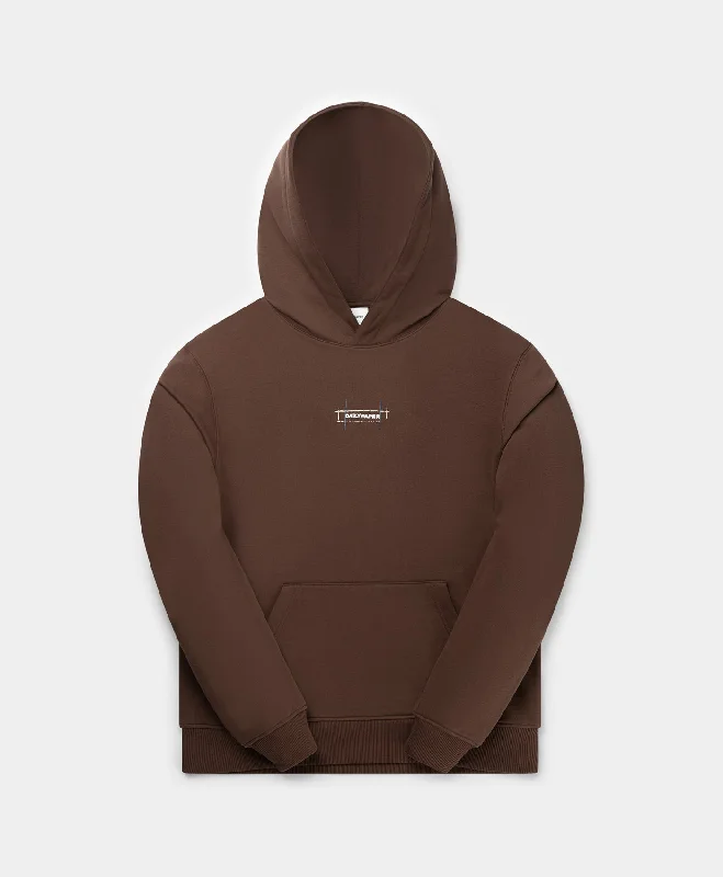 Premium Hoodie-Roast Brown Blueprint Hoodie