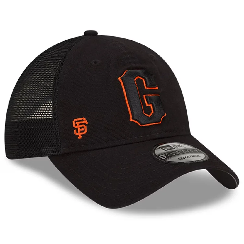 Fishing Hat-New Era San Francisco Giants Batting Practice 9TWENTY Adjustable Hat -Black