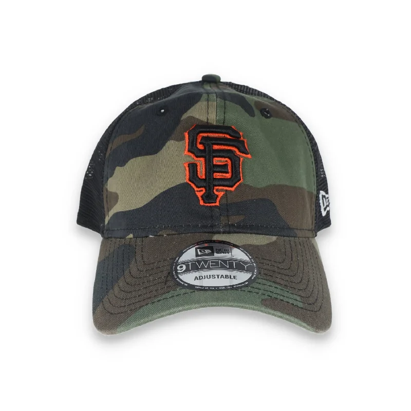 Warm Wool Hat-New Era San Francisco Giants Trucker 9TWENTY Adjustable Hat - Camo