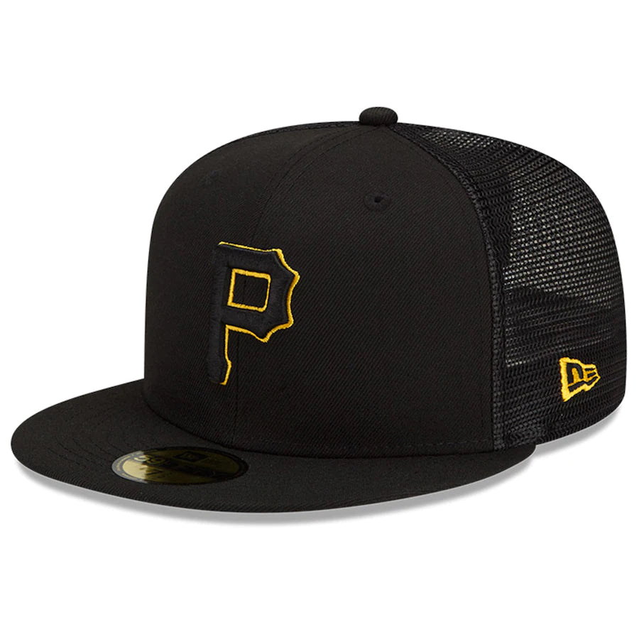 Bold Color Hat-Pittsburgh Pirates New Era 2022 Batting Practice 59FIFTY Fitted Hat - Black