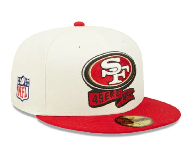 Fashion Statement Hat-NEW ERA SAN FRANCISCO 49ERS OFFICIAL ON-FIELD SIDELINE 59FIFTY FITTED