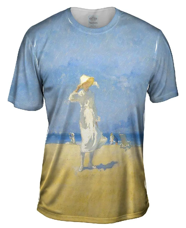 Designer Print T-Shirt-Elioth Gruner - "The White Girl" (1915)