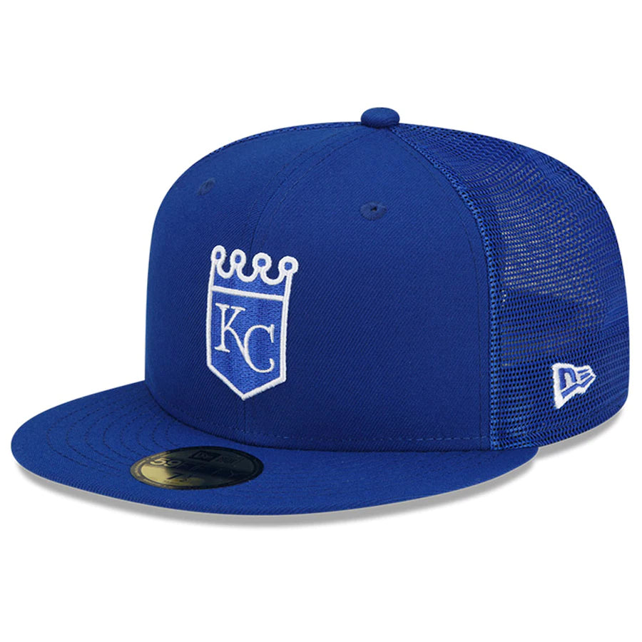 Sports Team Hat-Kansas City Royals New Era 2022 Batting Practice 59FIFTY Fitted Hat - Royal