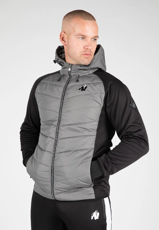 Windproof Jacket-Felton Jacket - Gray/Black