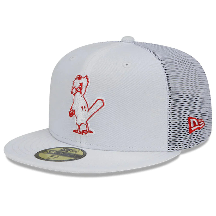 Outdoor Adventure Hat-St. Louis Cardinals New Era 2022 Batting Practice 59FIFTY Fitted Hat - White