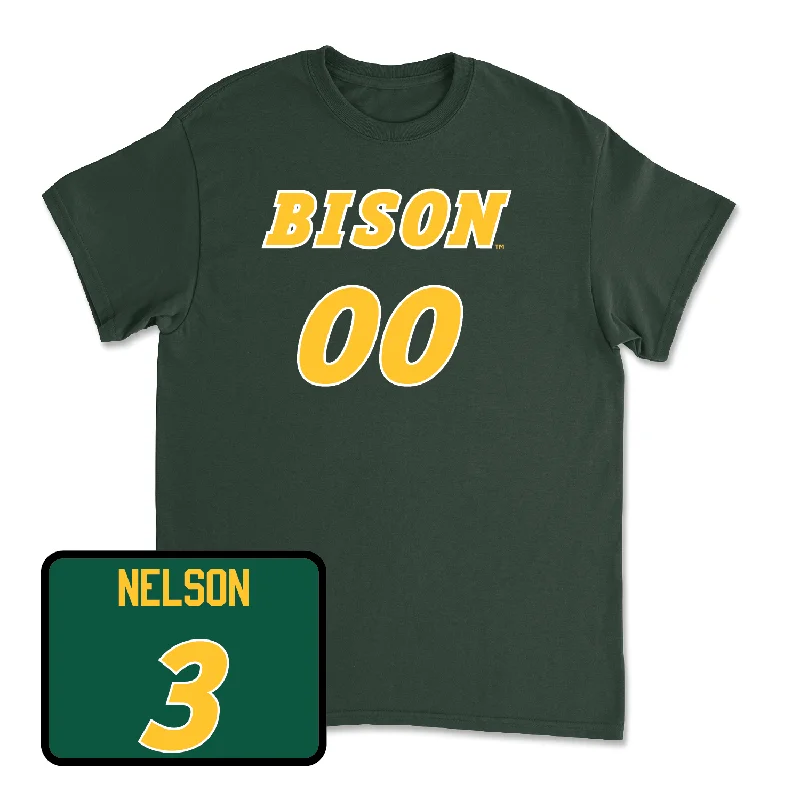 Nature Graphic T-Shirt-Green Football Player Tee - RaJa Nelson