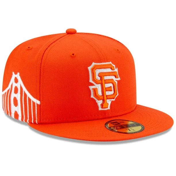 Cold Weather Hat-San Francisco Giants New Era 2021 City Connect 59FIFTY Fitted Hat - Orange