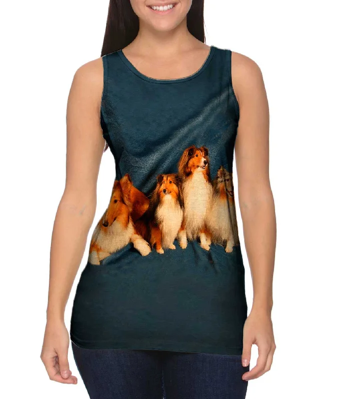 Premium Sports Tank-Sheltie Clan