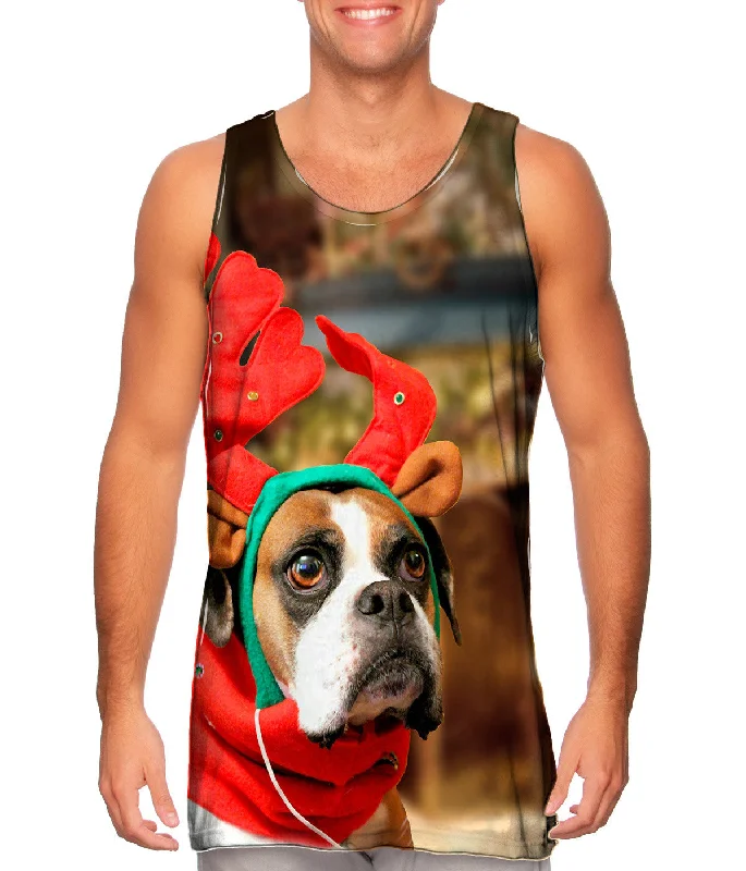 Cool Weather Tank-Santas Little Boxer