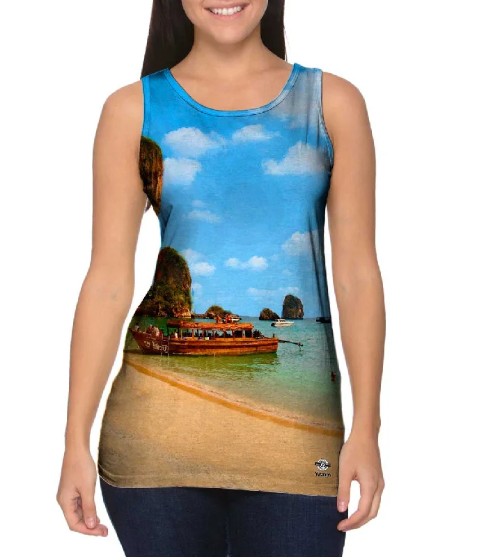 Comfortable Sleeveless-Sandy Beach Dreams