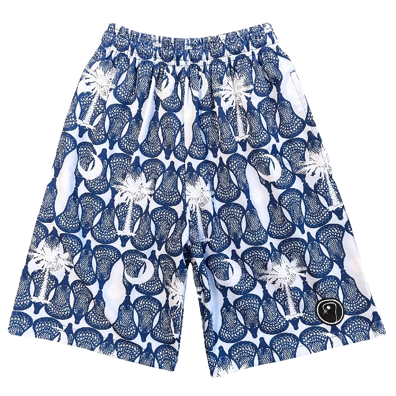 Board Shorts-Mens S Carolina Flag Lacrosse Shorts