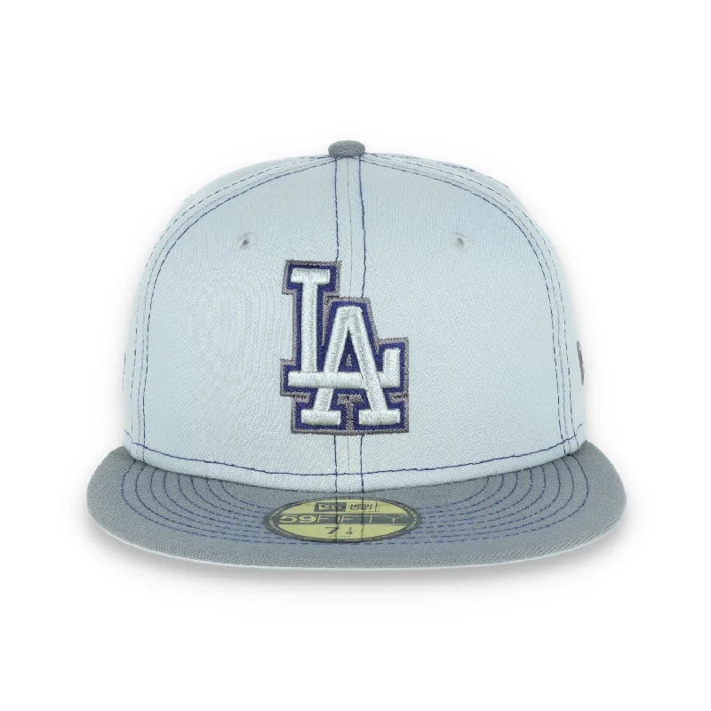 Stylish Knit Hat-New Era Los Angeles Dodgers Gray Pop 59FIFTY Fitted Hat- Gray