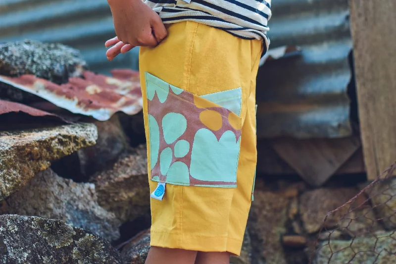 Retro Shorts-Waves & Wild Baby/Child Crosswalk Shorts