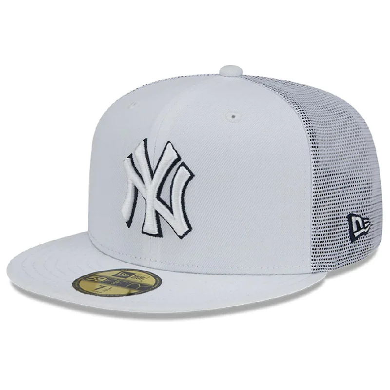 Minimalist Hat-New York Yankees New Era 2022 Batting Practice 59FIFTY Fitted Hat - White