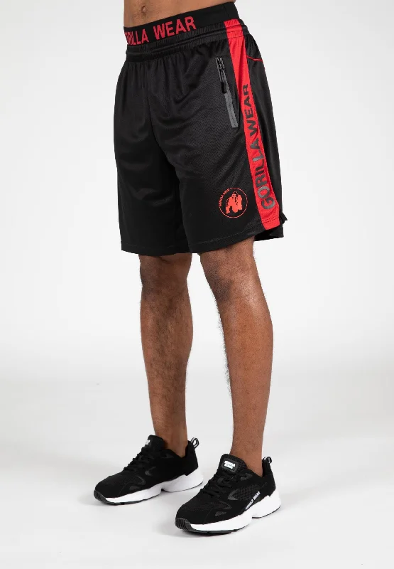 Yoga Shorts-Atlanta Shorts Black/Red