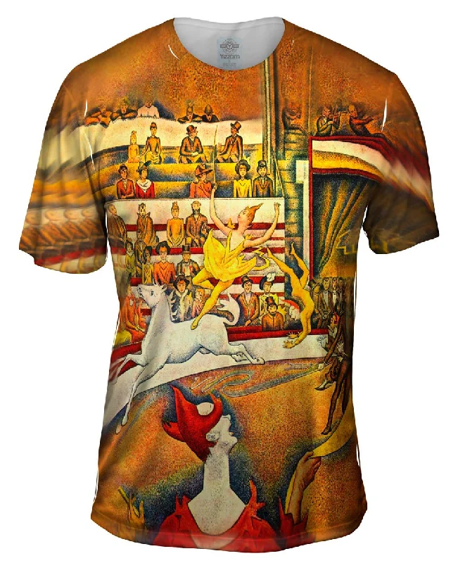 Summer T-Shirt-Georges Seurat  - The Circus Musee d Orsay Parisr (1891)