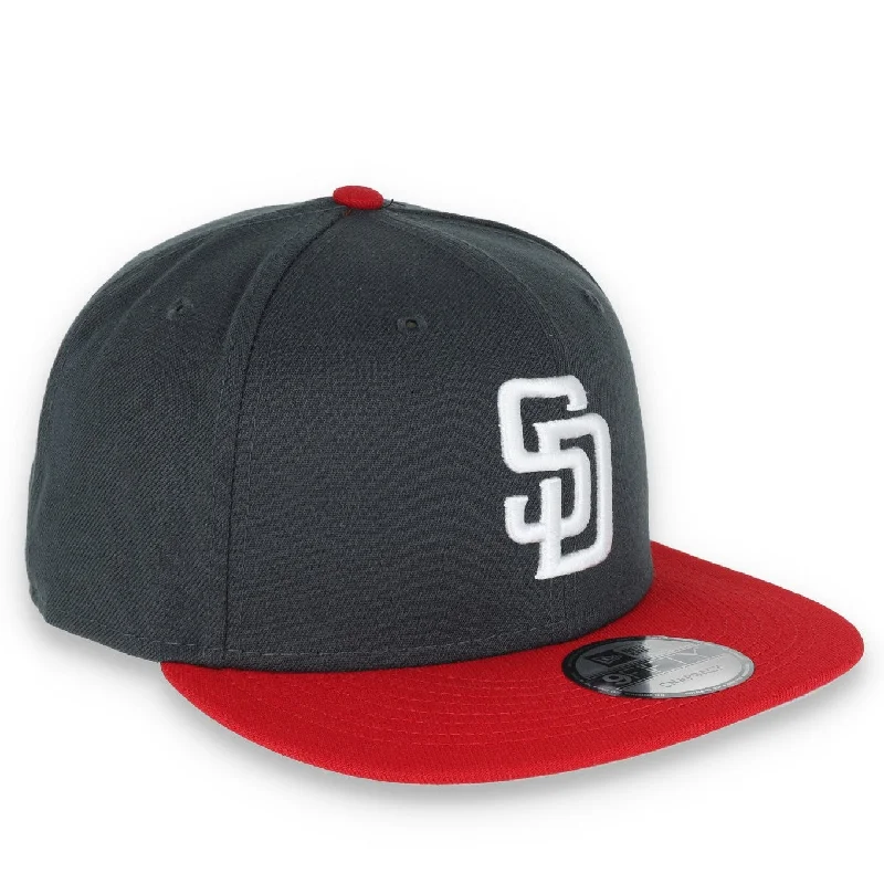 Fashion Statement Hat-New Era San Diego 2-Tone Color Pack 9FIFTY Snapback Hat-Grey/Red