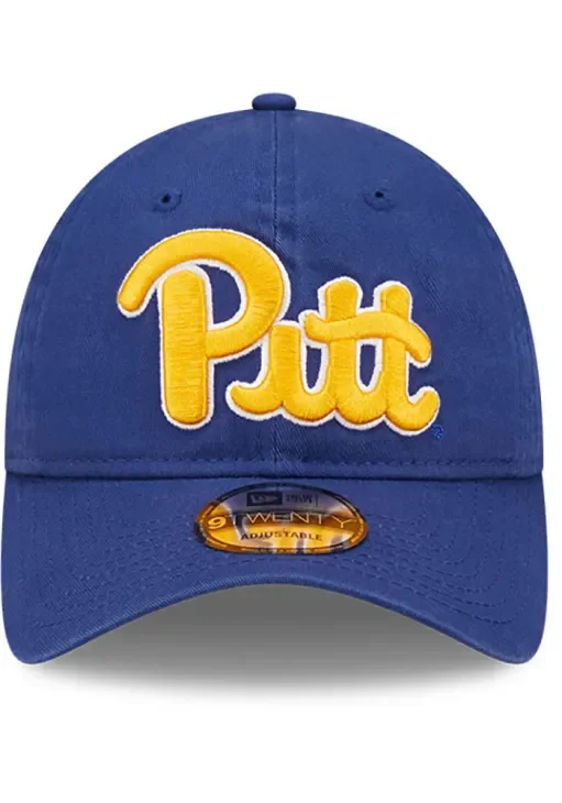 Retro Snapback Hat-NEW ERA PITT PANTHERS CORE CLASSIC 2.0 ADJUSTABLE HAT - BLUE