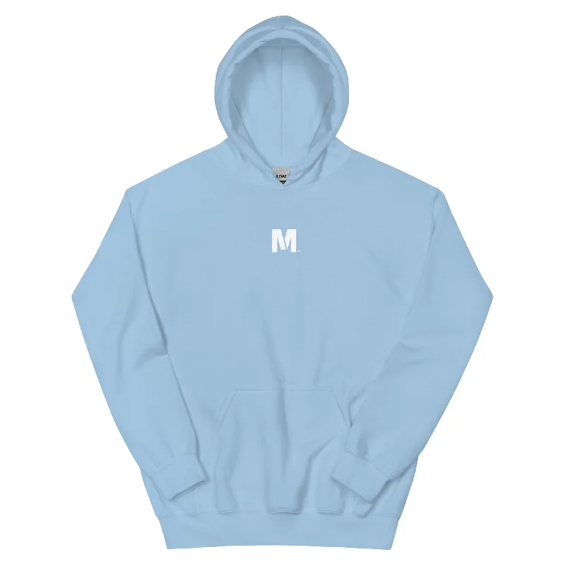 Hoodie Jacket-White "M" Unisex Hoodie