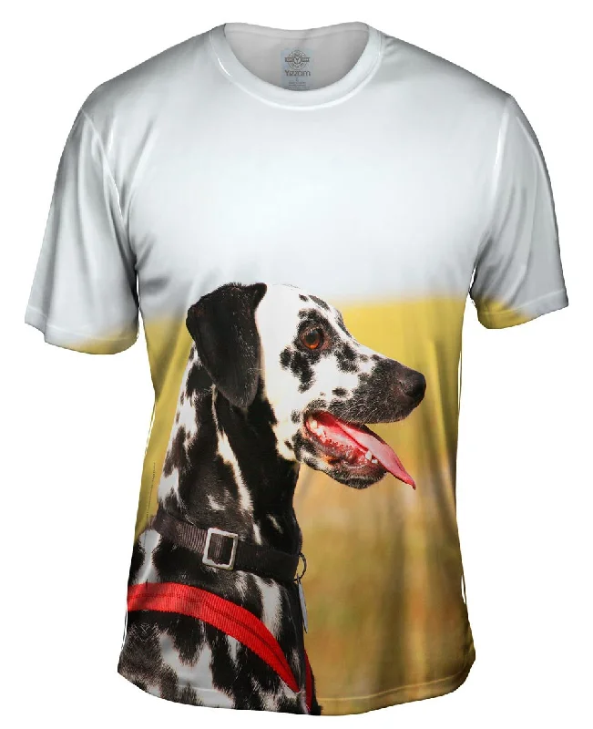 Sports T-Shirt-Fearless Dalmation In Field