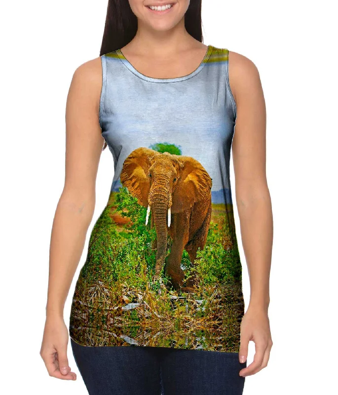 Casual Tank-Safari Elephant