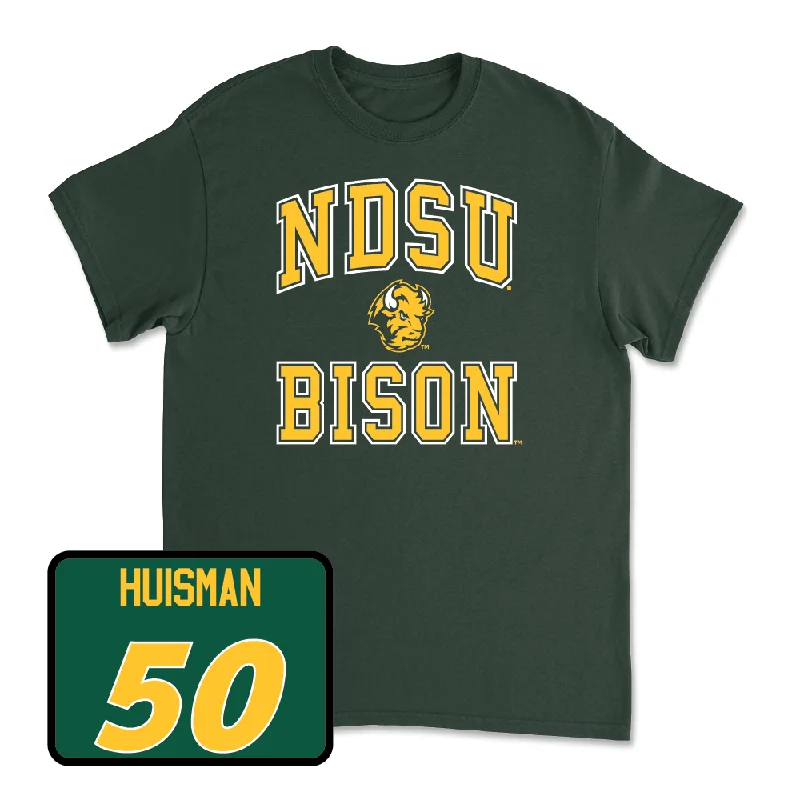 Modern T-Shirt-Green Football College Tee - Kody Huisman