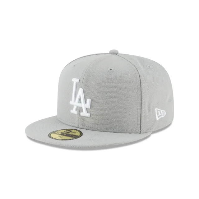 Luxury Outdoor Hat-NEW ERA LOS ANGELES DODGERS BASIC 59FIFTY-GRAY