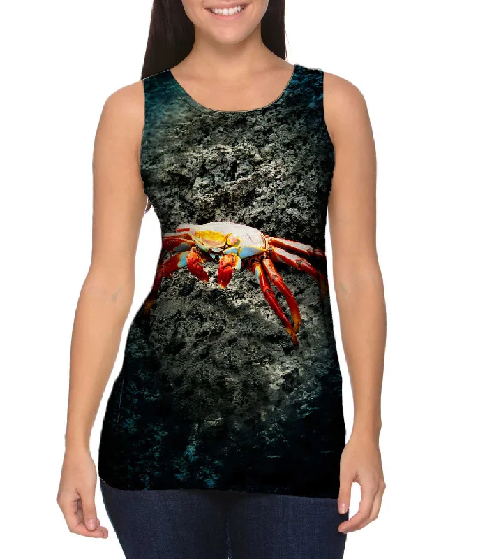 Casual Vest-Sally Lightfoot Crab