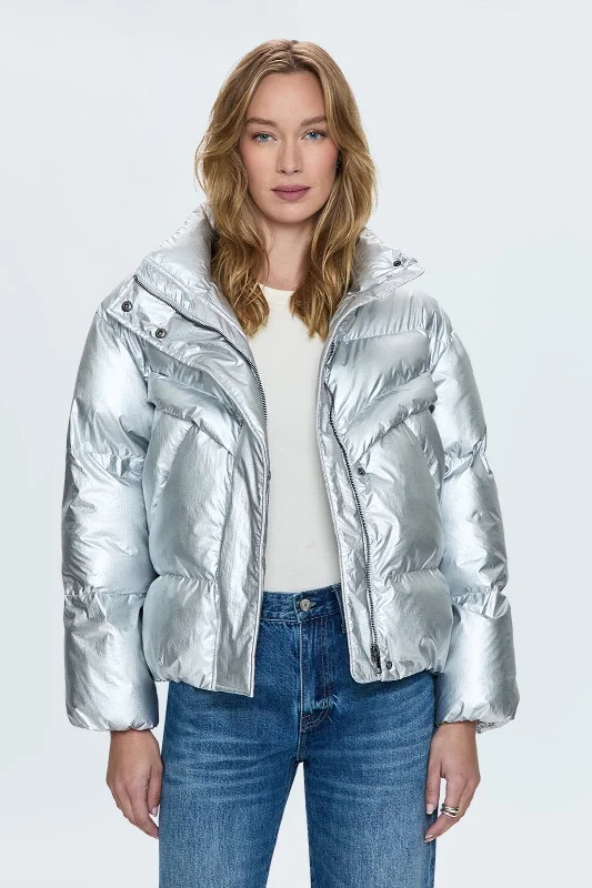 Travel-Friendly Jacket-Sascha Puffer - Disco