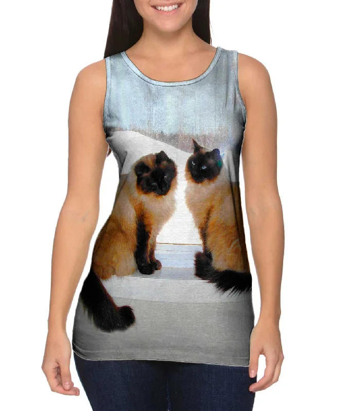 Fashion Tank-Siamese Cats Networking